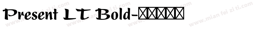 Present LT Bold字体转换